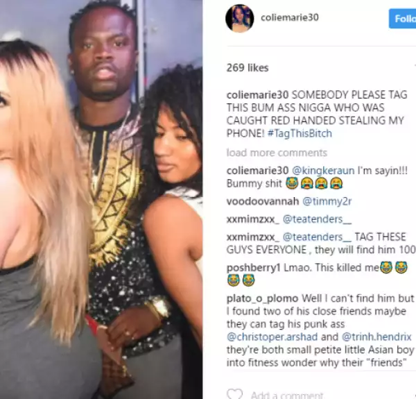 See How This Man Was Caught Doing While Taking A Pose With These Ladies In A Club